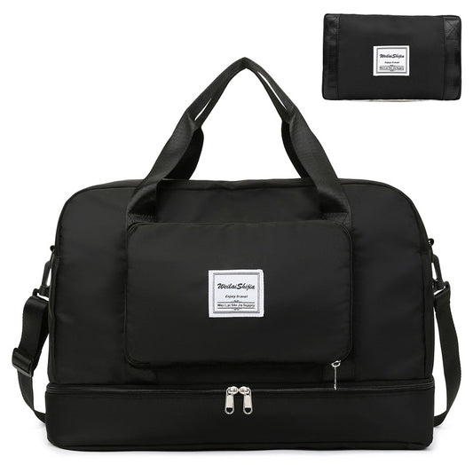 Foldable Women's Travel Duffel Bag - Versatile Sports and Gym Tote Solution